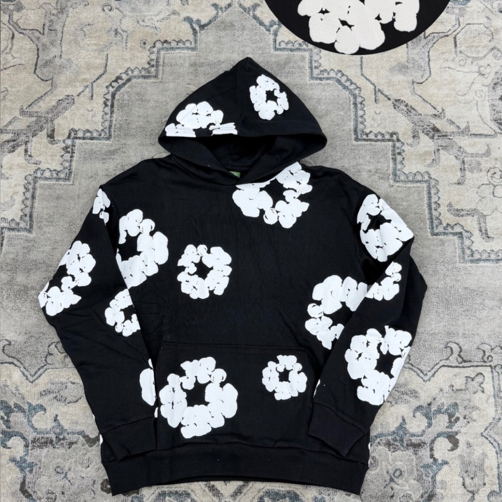 brand new Black denim tear
